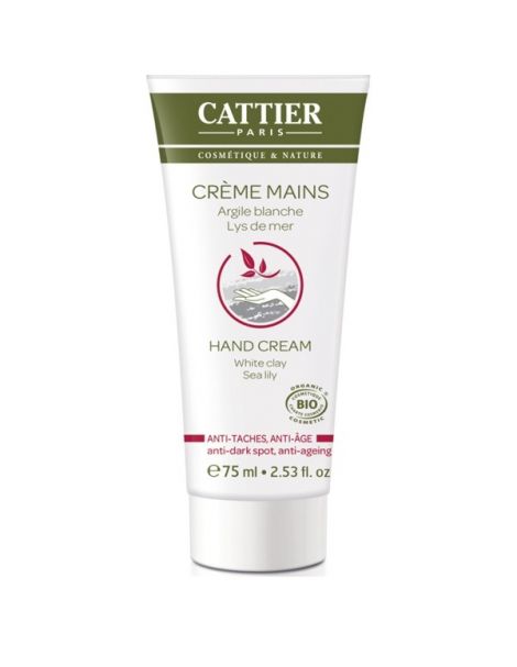 Crema de Manos Antimanchas Cattier - 75 ml.