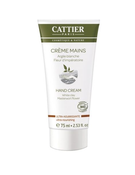 Crema de Manos Ultranutritiva Cattier - 75 ml.