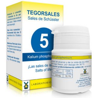 Sales de Shüssler (Kalium Phosphoricum) Tegorsal 5 - 350 comprimidos