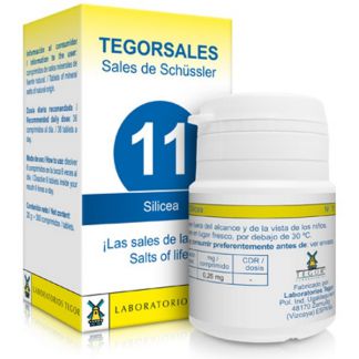 Sales de Shüssler (Silícea) Tegorsal 11 - 350 comprimidos