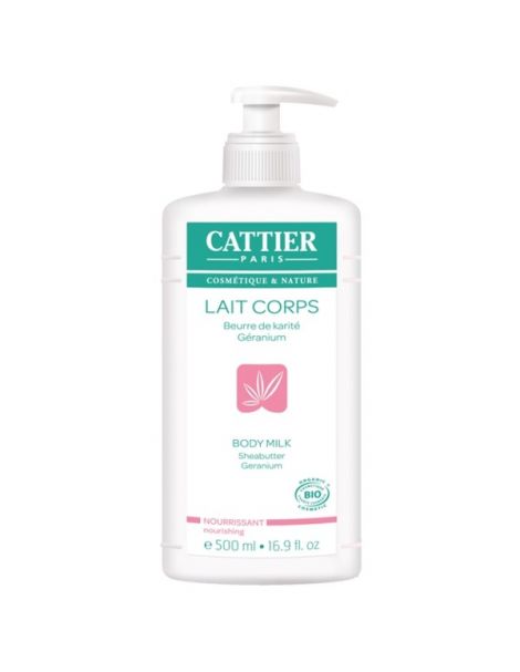 Leche Hidratante Corporal Nutritiva Cattier - 500 ml.