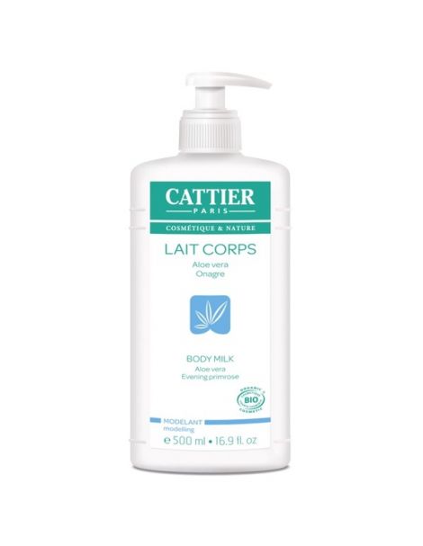 Leche Hidratante Corporal Modeladora Cattier - 500 ml.