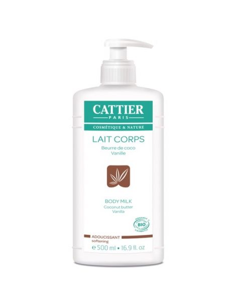 Leche Hidratante Corporal Suavizante Cattier - 500 ml.