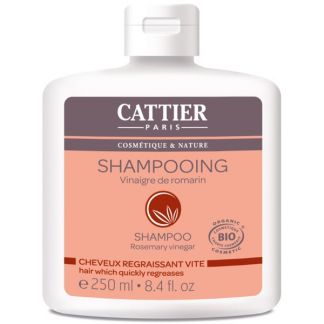 Champú Cabello Graso con Vinagre de Romero Cattier - 250 ml.