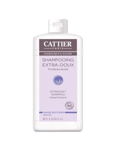 Champú Extrasuave Cattier - 1000 ml.