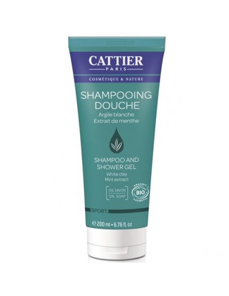 Gel de Ducha Sport (Cabello y Cuerpo) Cattier - 200 ml.