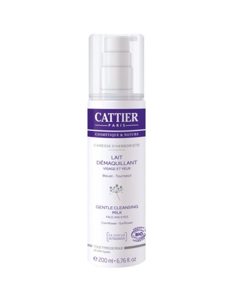 Leche Desmaquilladora Caresse d’Herboriste Cattier - 200 ml.