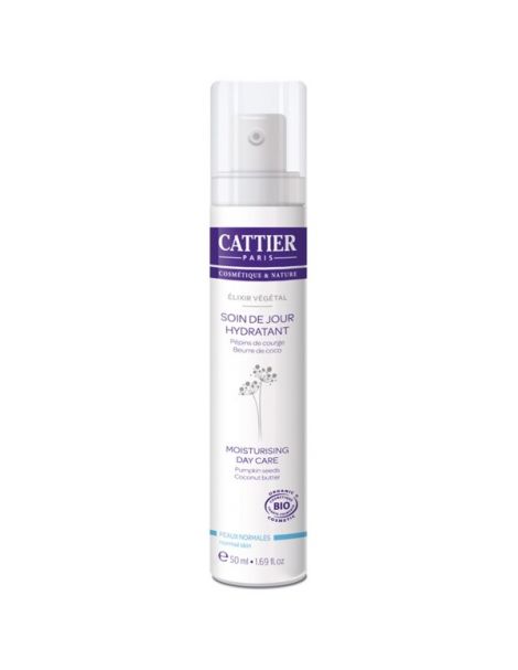 Crema Hidratante de Día Elixir Végétal Cattier - 50 ml.