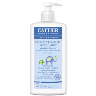 Agua Limpiadora Micelar Bebé Cattier - 500 ml.