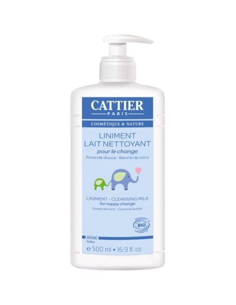 Linimento Bebé (Cambio de Pañal) Cattier - 500 ml.