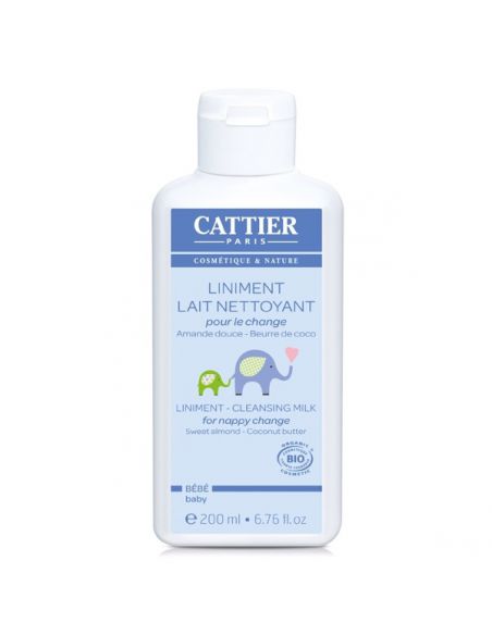 Linimento Bebé (Cambio de Pañal) Cattier - 200 ml.