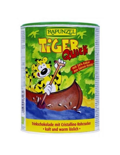 Cacao Soluble Tiger Quick Instant Bio Rapunzel - 400 gramos