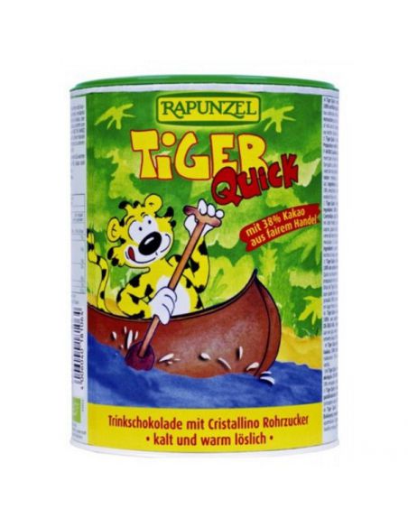 Cacao Soluble Tiger Quick Instant Bio Rapunzel - 400 gramos