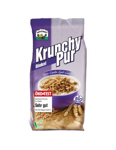 Muesli Krunchy Pur Espelta Bio Barnhouse - 375 gramos