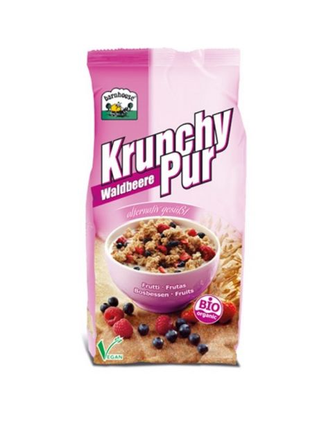 Muesli Krunchy Pur Frutas del Bosque Bio Barnhouse - 375 gramos