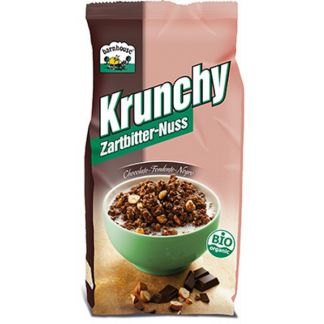 Muesli Krunchy Chocolate Negro y Avellanas Bio Barnhouse - 375 gramos