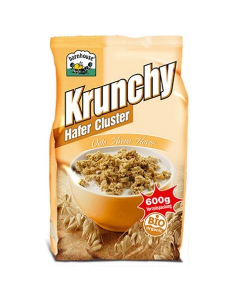 Muesli Krunchy Avena Bio Barnhouse - 600 gramos