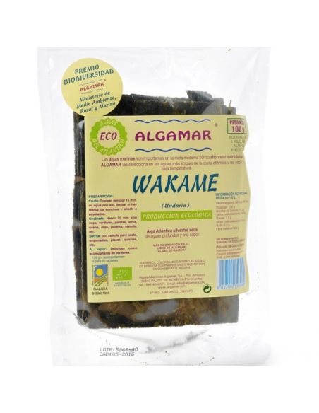 Alga Wakame Eco Algamar - 100 gramos