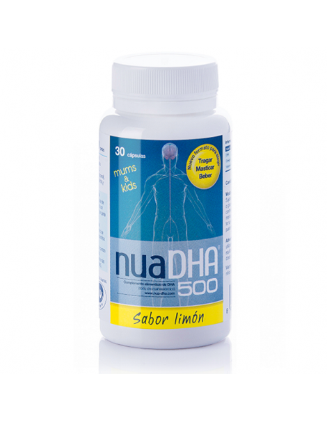 NuaDha 500 mg. Sabor Limón Nua - 60 cápsulas