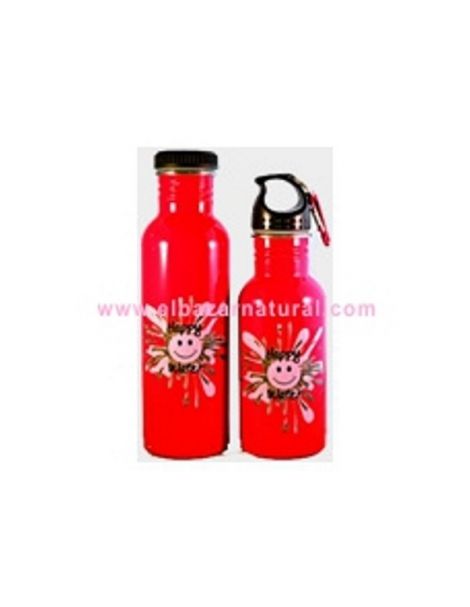 Botella Happy Water Roja - 500 ml.