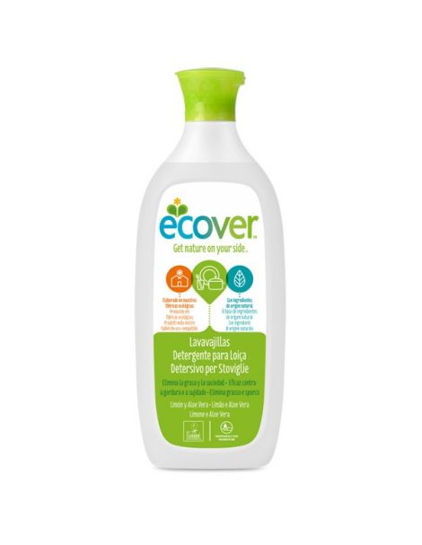 Lavavajillas de Limón y Aloe Ecover - 950 ml.