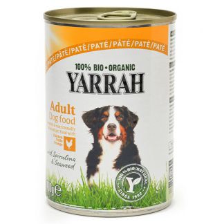 Comida para Perros en Lata con Pollo Bio Yarrah - 400 gramos