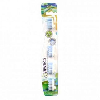 Recambios Cepillo Dental Nylon Suave Yaweco - 4 unidades