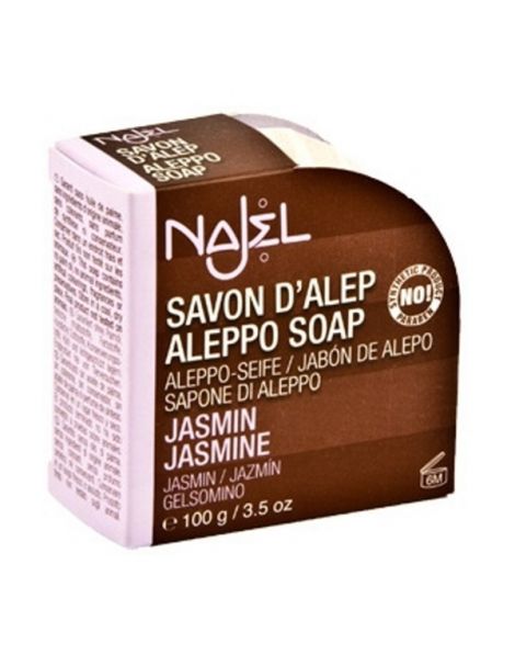 Jabón de Alepo con Jazmín Najel - pastilla de 100 gramos
