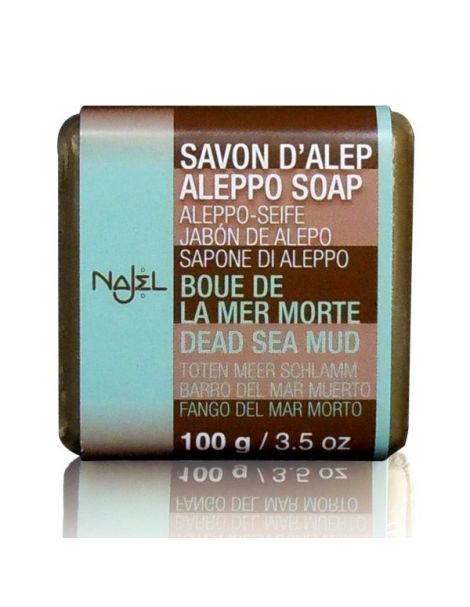 Jabón de Alepo con Barro del Mar Muerto Najel - pastilla de 100 gramos