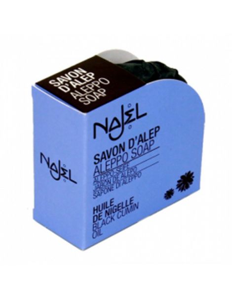 Jabón de Alepo con Nigella (Ajenuz) Najel - pastilla de 100 gramos