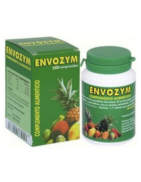 Envozym (Enzimas Proteolíticas) Nutribiol - 500 comprimidos