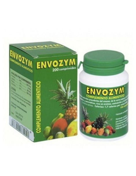 Envozym (Enzimas Proteolíticas) Nutribiol - 200 comprimidos