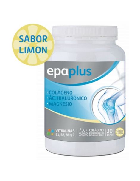 Colágeno y Ácido Hialurónico con Magnesio Sabor Limón Epaplus - 332 gramos