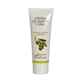 Crema de Manos y Uñas de Aceite de Oliva y Queratina Castillo de Peñalver - 75 ml.