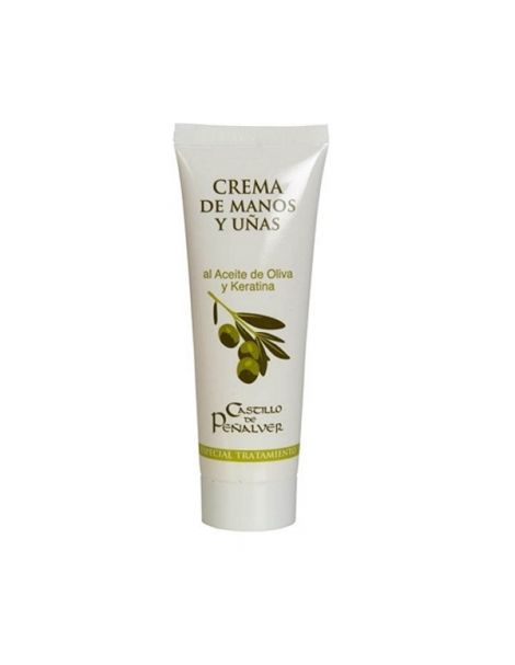 Crema de Manos y Uñas de Aceite de Oliva y Queratina Castillo de Peñalver - 75 ml.