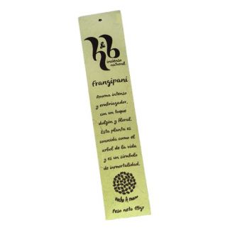 Incienso Frangipani H&B - 15 gramos