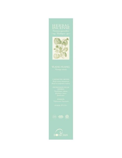 Incienso Ayurvédico Ecológico Ylang Ylang BioAroma - 12 varillas