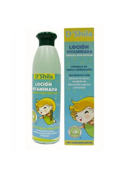 Loción Vitaminada Edad Escolar D'Shila - 250 ml.