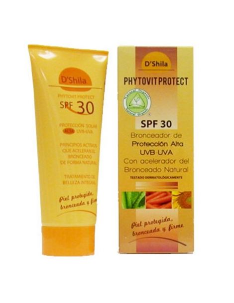 Bronceador Phytovit SPF 30 D'Shila - 200 ml.