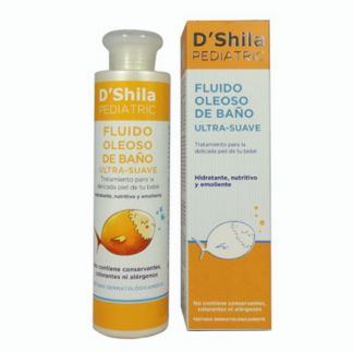 Fluido Oleoso de Baño Ultra-Suave D'Shila Pediatric - 200 ml.
