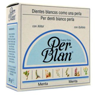Dentífrico Blanqueante en Polvo Per-Blan Menta - 30 gramos