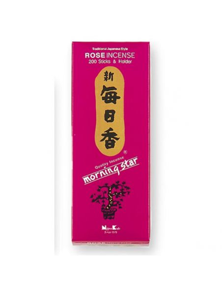 Incienso Rosa (Morning Star Clásico) - caja 200 barritas