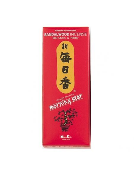 Incienso Sándalo (Morning Star Clásico) - caja 200 barritas