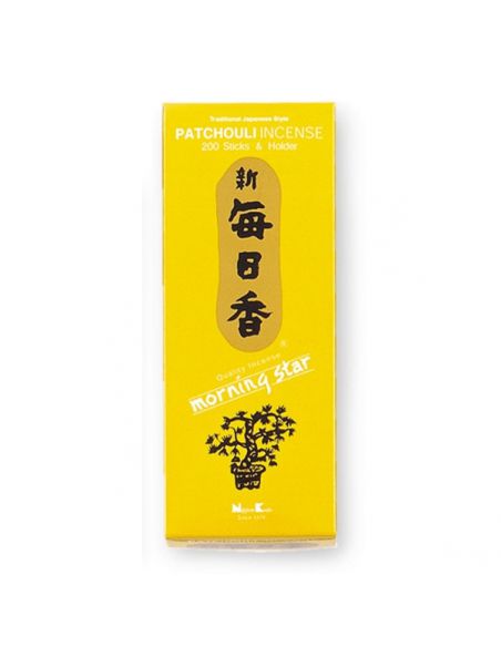 Incienso Patchuli (Morning Star Clásico) - caja 200 barritas