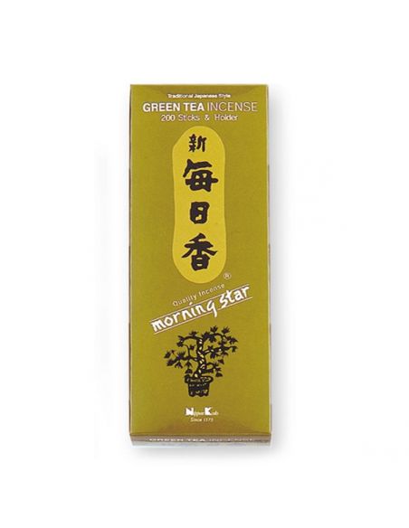 Incienso Té verde (Morning Star Clásico) - caja 200 barritas