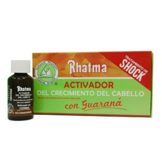 Loción Activadora del Crecimiento del Cabello (Tratamiento de Shock) Rhatma - 4x25 ml.