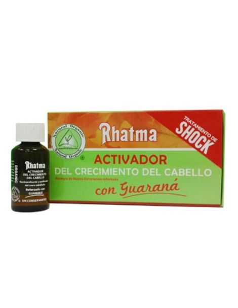 Loción Activadora del Crecimiento del Cabello (Tratamiento de Shock) Rhatma - 4x25 ml.