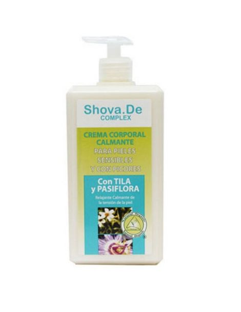 Crema Corporal Calmante para Pieles Sensibles y Picores Shova.De - 1000 ml.