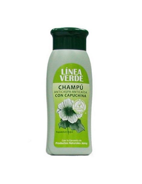Champú Anticaspa-Anticaída con Capuchina Línea Verde - 400 ml.
