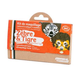 Kit de Maquillaje Infantil Bio Cebra & Tigre Namaki